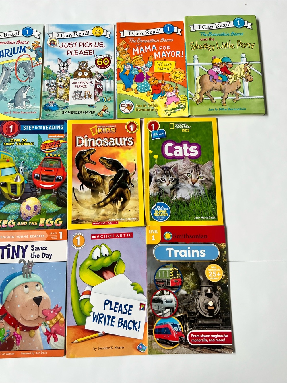 Lot 13 kids books Level 1 Readers I Can Read Step Into Reading Nation Geographic - Picture 4 of 13